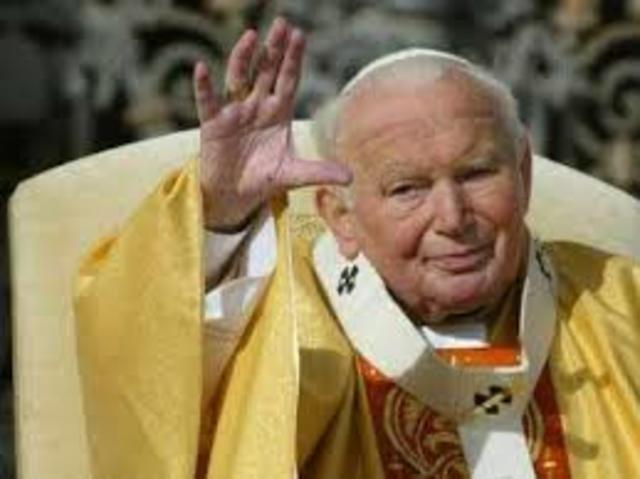 Argentina CUL: El papa juan Pablo segundo visita el país e implora paz