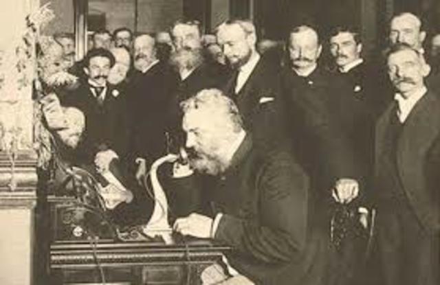 Alexander Graham Bell invents the Telephone