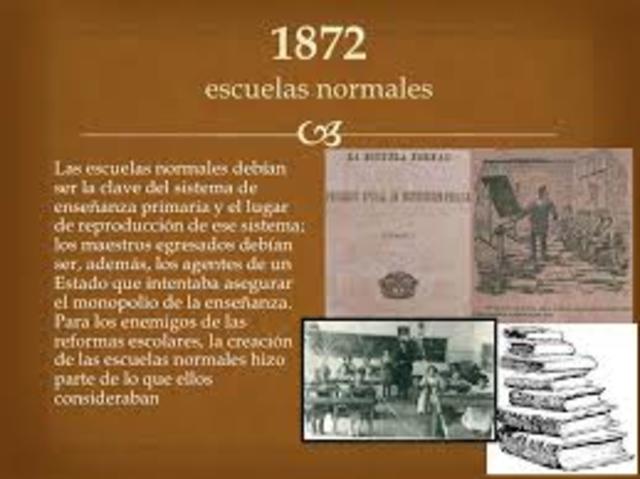 EL DECRETO DE 1872 PROMULGA LO SIGUIENTE