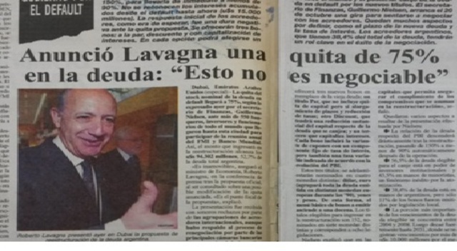 Segundo caje de la deuda