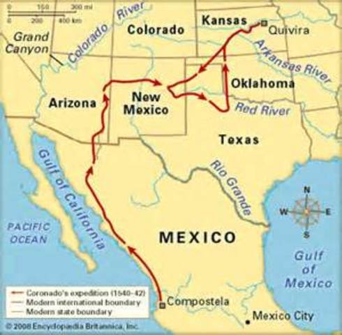 Fray Marcos  and Esteban Journey