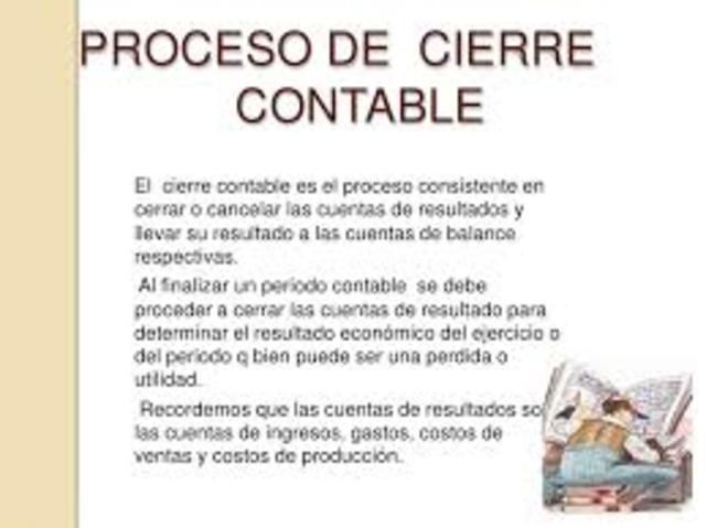 CIERRE DE LA CONTABILIDAD