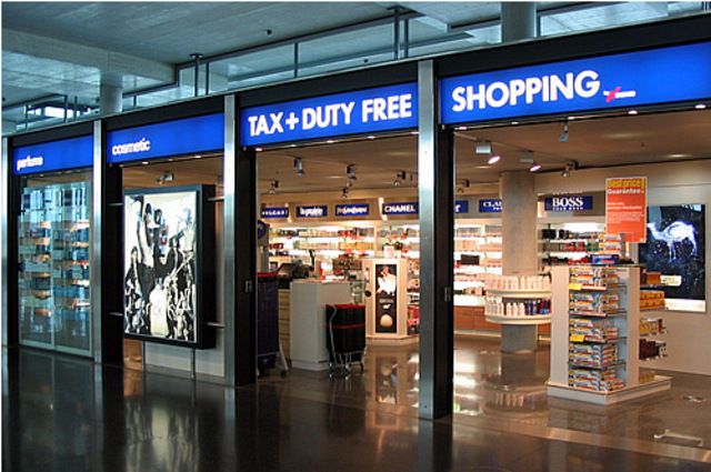 The world's first duty-free shop