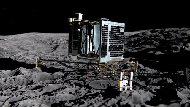 Aterrizaje de una sonda sobre un cometa 2014