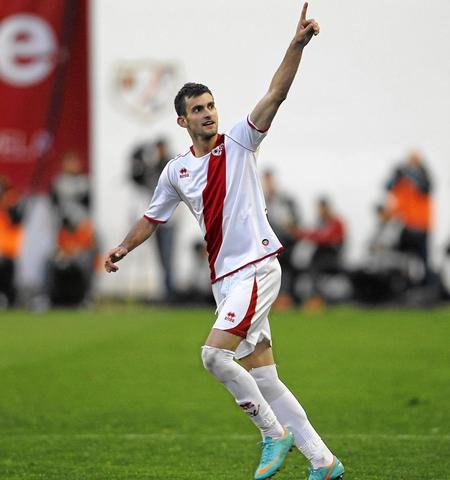 Debut en la primera Division Española con el Rayo Vallecano (Leo Baptistao)