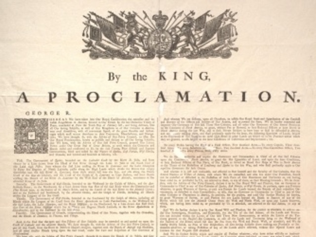 Proclamation of 1763