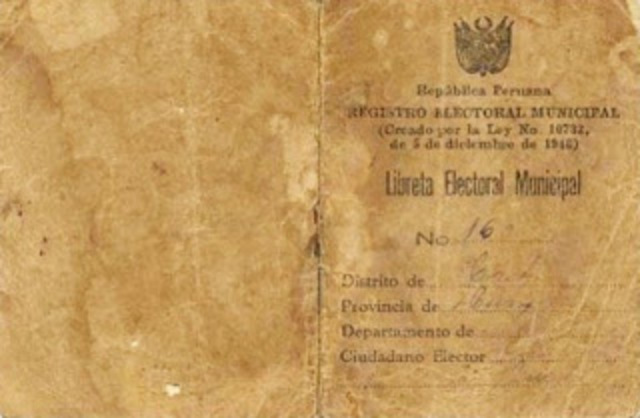 Libreta Electoral Municipal