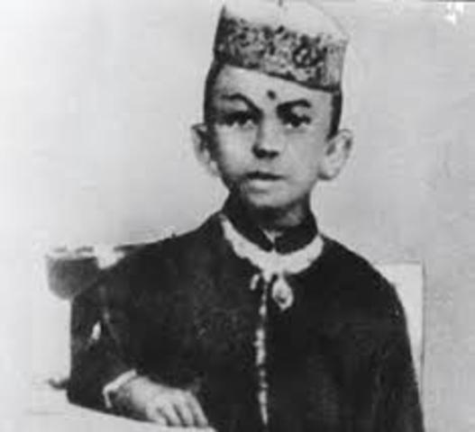 Gandhi is born.