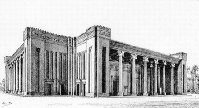 Beninning of Building in Persepolis