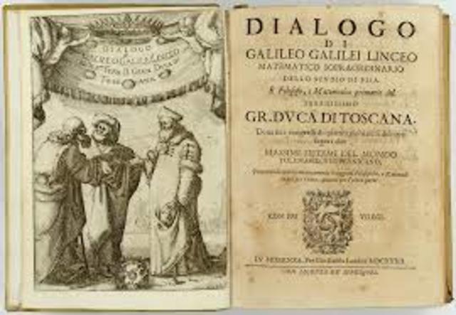 Galileo publica un libro prohibido.