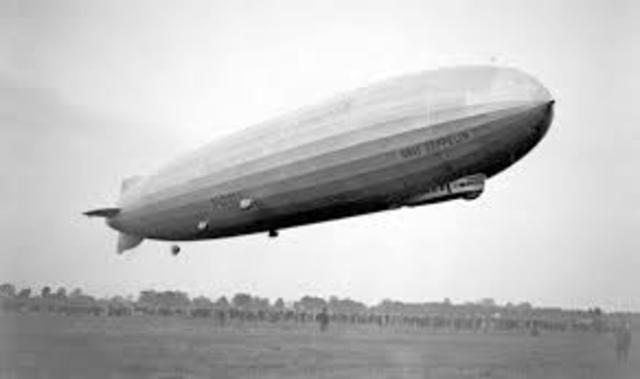 1900 – The zeppelin invented by Count Ferdinand von Zeppelin