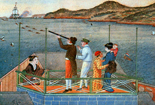 Japanese ban western merchants