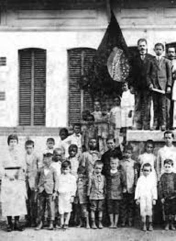 Slavery is abolished in Brazil