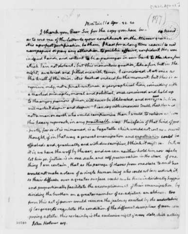 The Compromise of 1820 Part 1