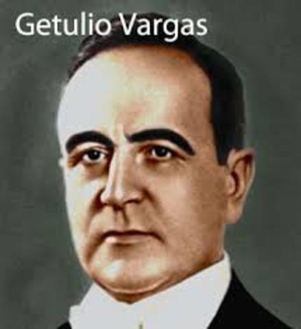 Vargas is overthrown in a military coup and is elected president.