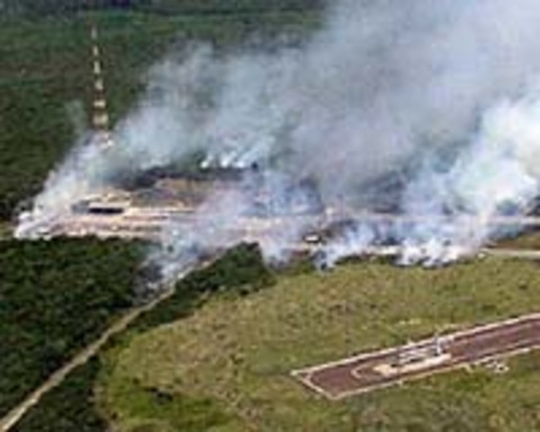 Alcantara rocket exploded