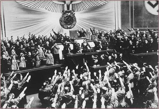 Germany and Austria unite.