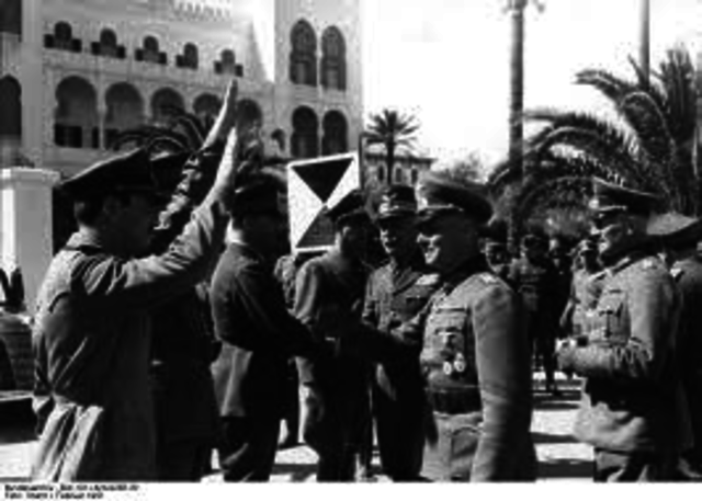 German General Rommel surrenders in North Africa
