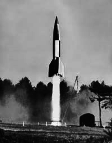 Final wartime V2 rocket launched.