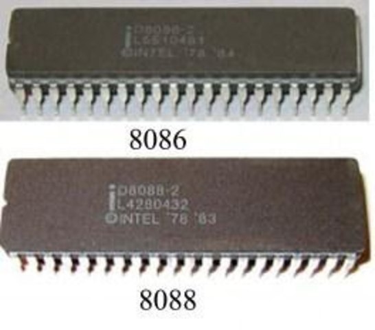 Los Intel 8086 y 8088