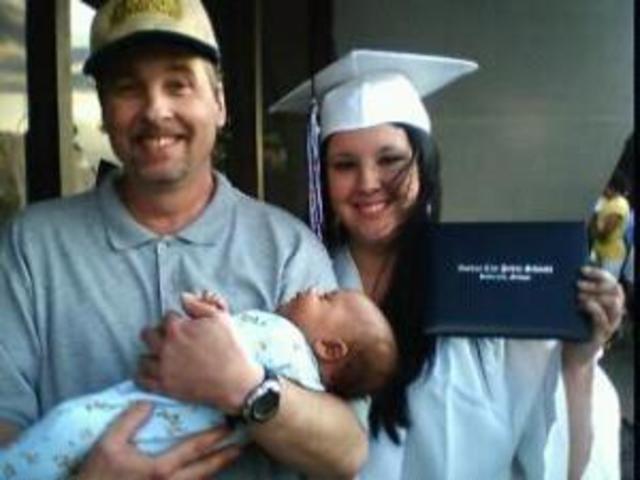 Stacey graduates highschool