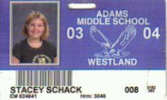 Stacey Begins Middle School