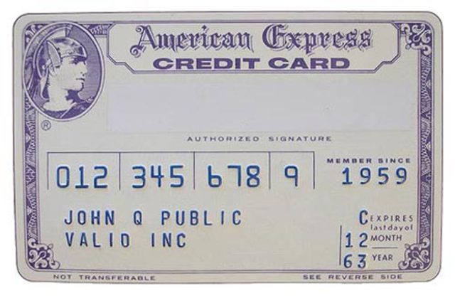 Tarjeta de credito American Express