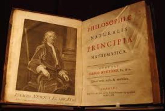 Isaac Newton publica un libro