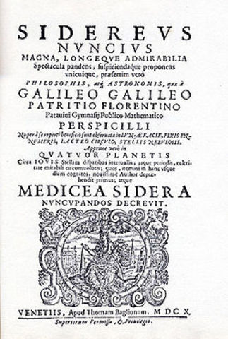 Publicación del nuevo libro de Galileo