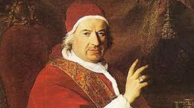 La autozicación del Papa Benedicto XIV