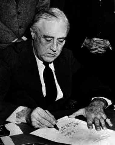 FDR elected President twice