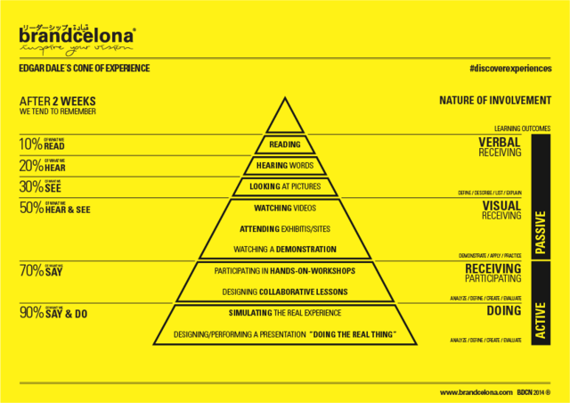 CONO DE LA EXPERIENCIA CON CIFRAS