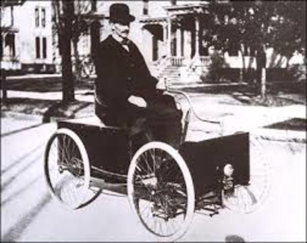 Henry had had his first automobile called “quadricycle”.
