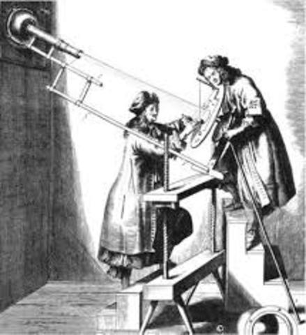 Galileo fabrica un telescopio