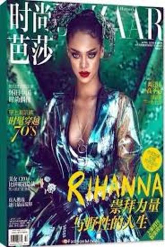 Rihanna protagonista de varias portadas de la revista "Vogue"