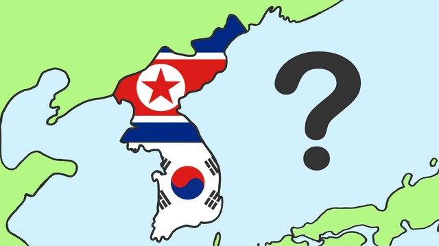 Korea divided in north and south.