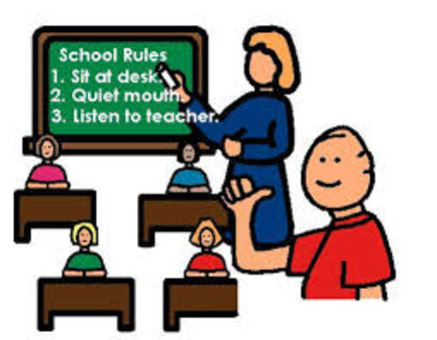 Review rules of the classroom with students