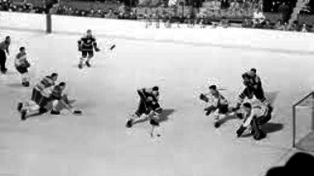 First NHL Hockey game played