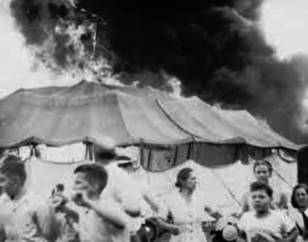 170 die in a fire a Ringling Bros Circus