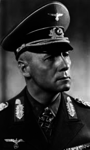 German General Rommel surrenders in North Africa