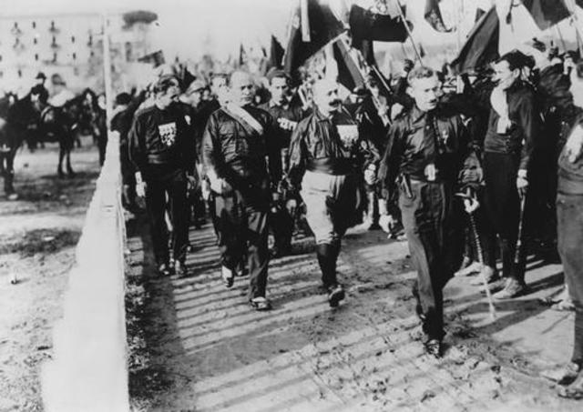 Mussolini Seizes Power