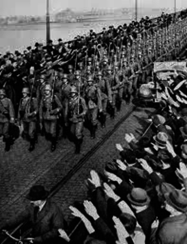 Hitler takes the Rhineland