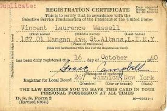 Passage of the Selective Service Act