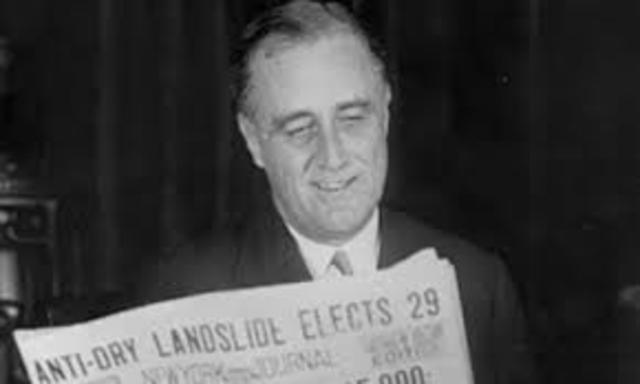 FDR elected second time