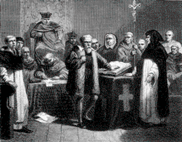 GALILEO ES CONDENADO PR LA INQUISICIÓN