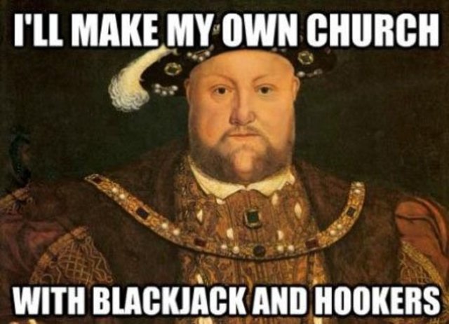 Kuningas Henrik VIII julisti itsensä kirkon pääksi