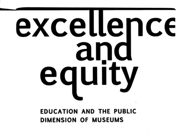 Excellence and Equity