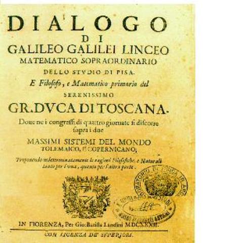 Galieo publica su segundo libro despues de ser condenado.