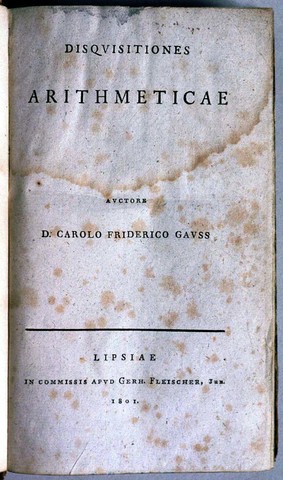 Disquisitiones Arithmeticae