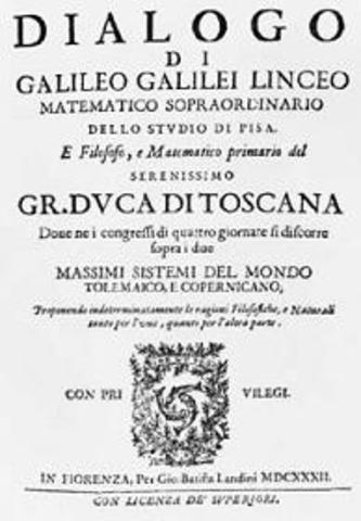 Galileo publica un nuevo libro en el que vuelve a defender el Heliocentrismo